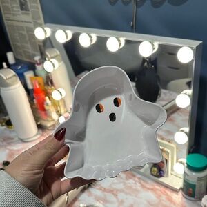White Ghost Shaped Dish